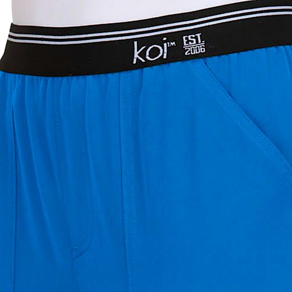 Koi Vibrant On the Run (Size 5XL) Royal Blue Athleisure Scrub/Joggers - Picture 1 of 3